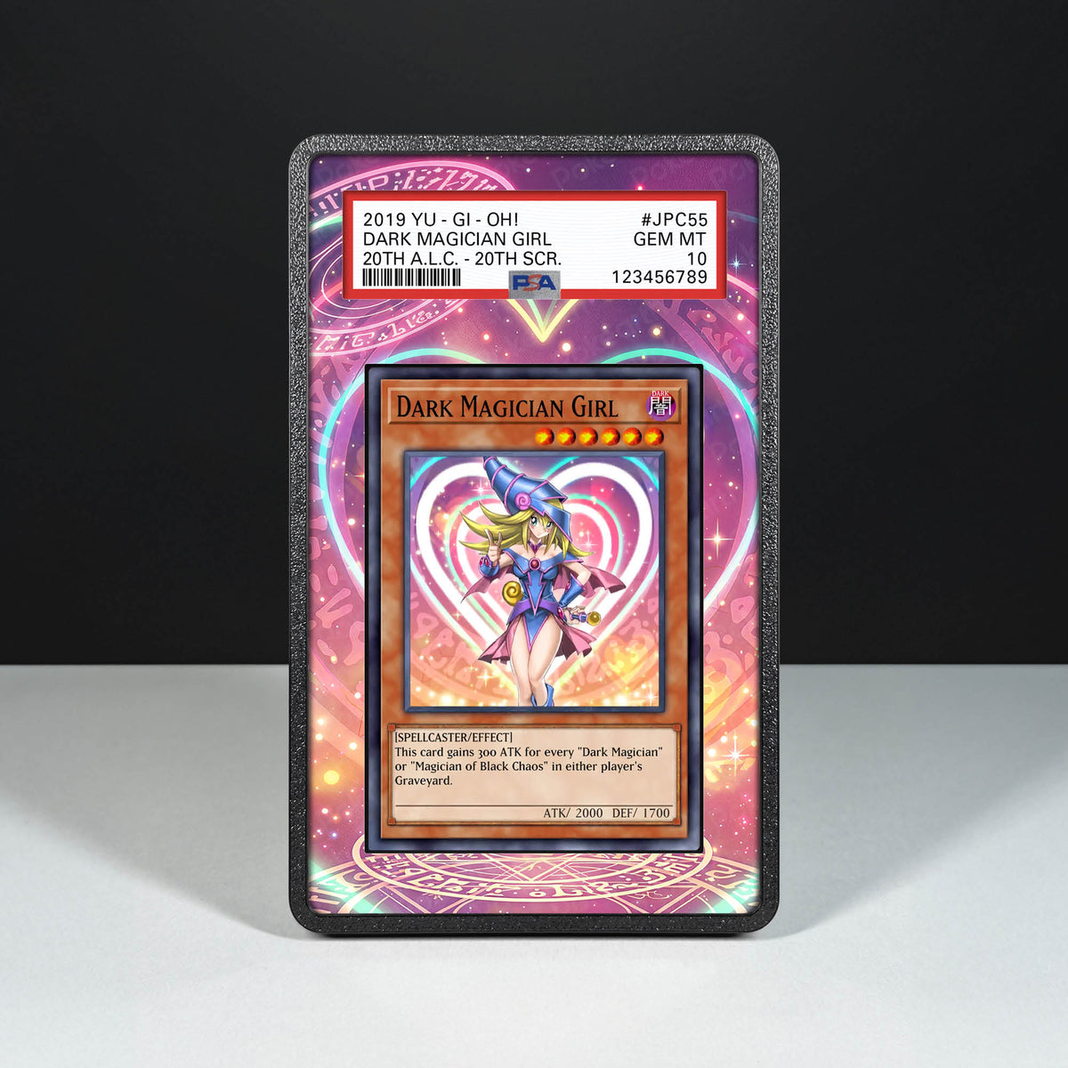 Dark Magician Girl JPC55 - Graded Card Extended Artwork Display Case