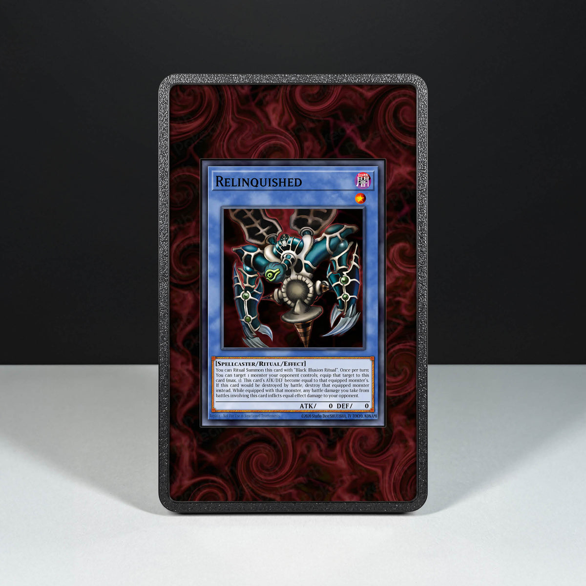 Abbandono 001 - Custodia con Artwork Esteso per Carte Yu-Gi-Oh!