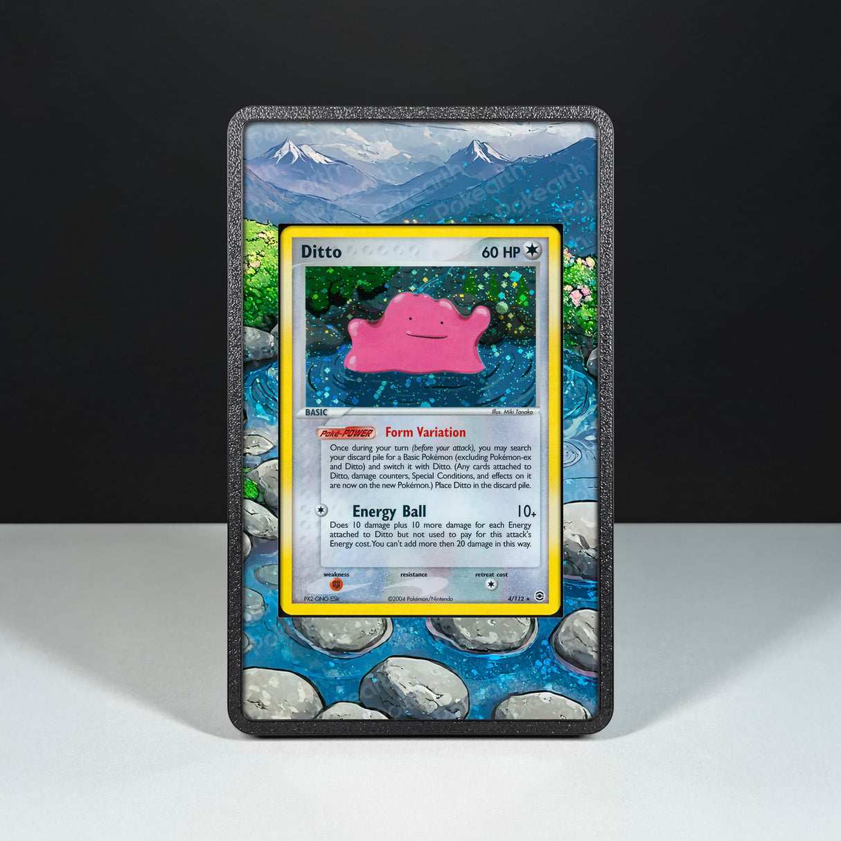 Ditto 4/112 - Custodia con Artwork Esteso per Carte Pokémon - Display Case Extended Artwork Pokearth