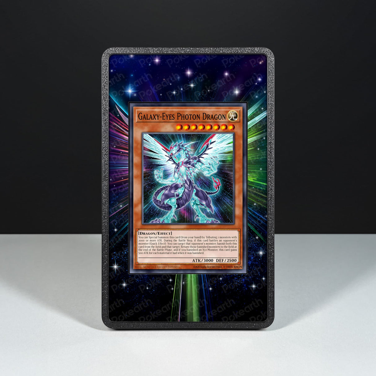 Drago Fotonico Occhi Galattici 011 - Custodia con Artwork Esteso per Carte Yu-Gi-Oh! - Display Case Extended Artwork Pokearth