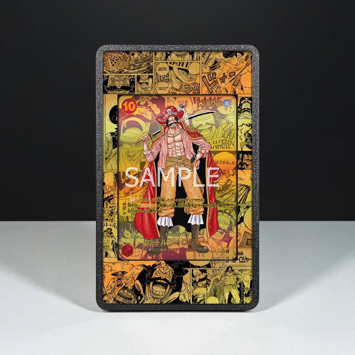 Gol D. Roger OP09-118 Gold Manga - Custodia con Artwork Esteso per Carte One Piece - Display Case Extended Artwork Pokearth