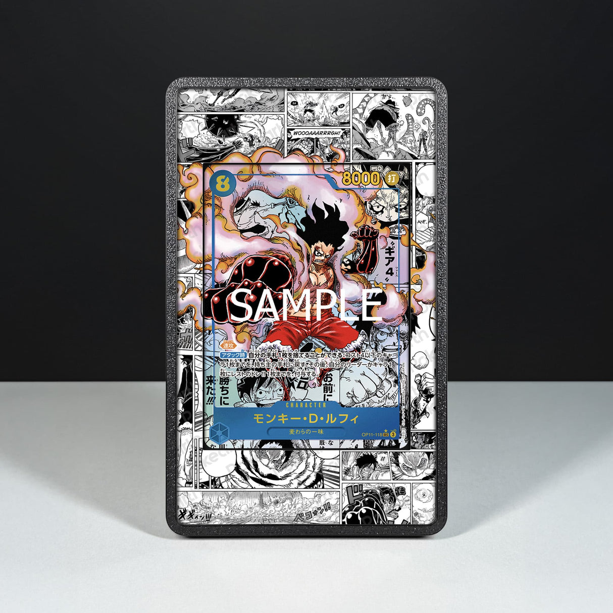 Monkey D. Luffy OP11-118 Manga - Custodia con Artwork Esteso per Carte One Piece - Display Case Extended Artwork Pokearth
