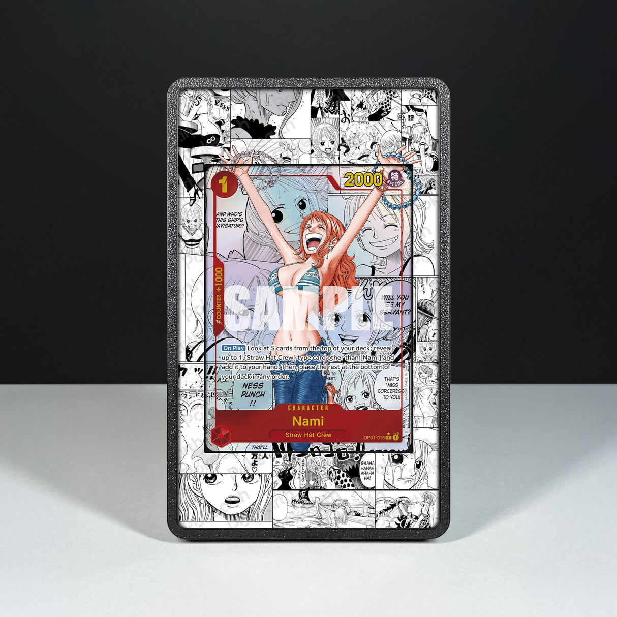 Nami OP01-016 Manga - Custodia con Artwork Esteso per Carte One Piece - Display Case Extended Artwork Pokearth