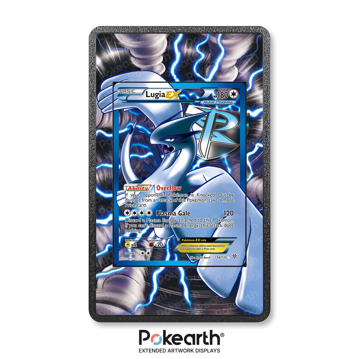 Lugia EX 134/135 - Custodia con Artwork Esteso per Carte Pokémon - Display Case Extended Artwork Pokearth