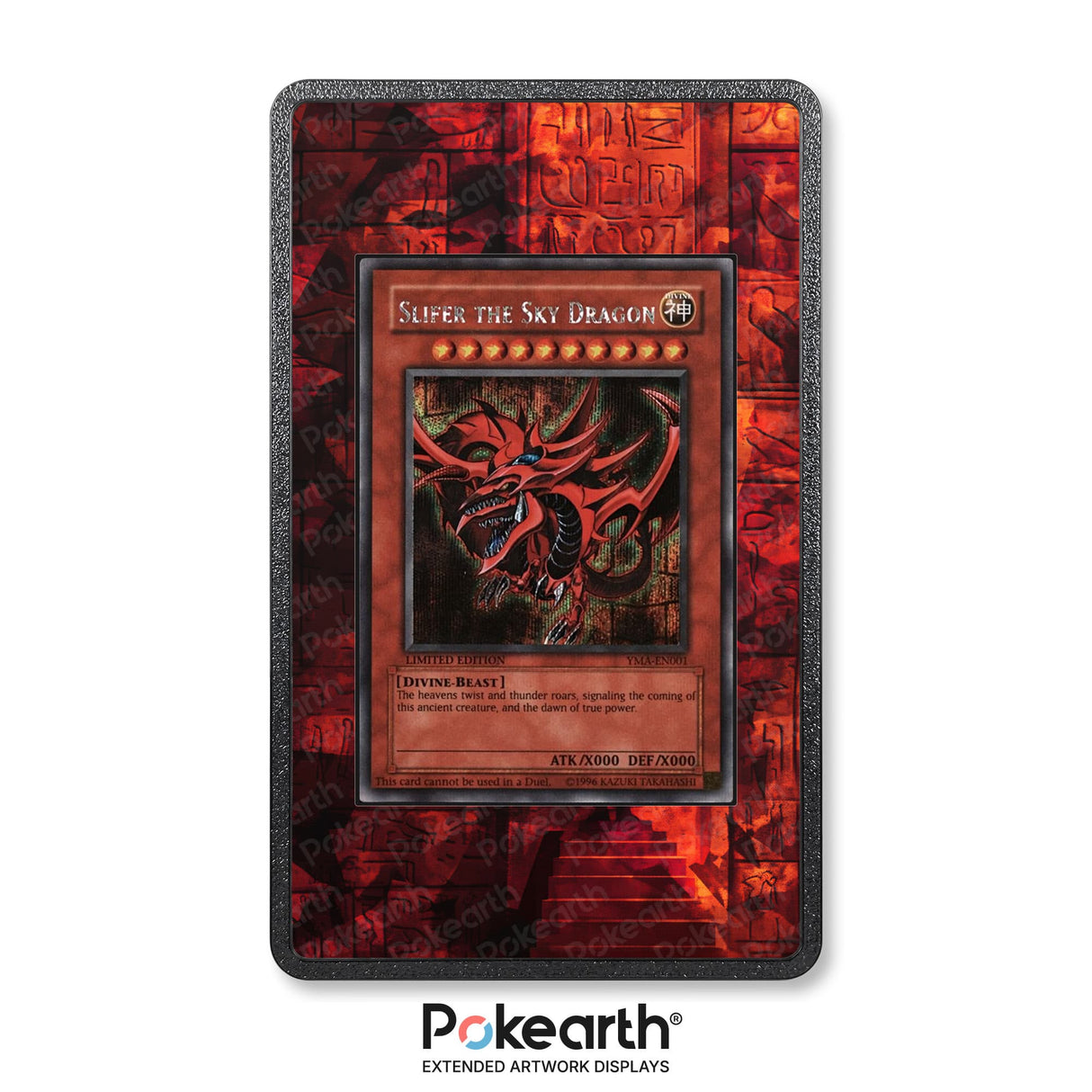 Slifer il Drago del Cielo 001 - Custodia con Artwork Esteso per Carte Yu-Gi-Oh! - Display Case Extended Artwork Pokearth
