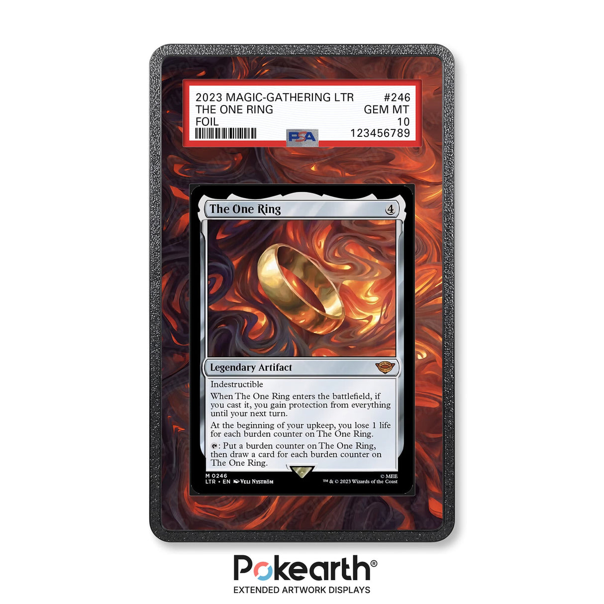 The One Ring 246 - Graded Card Extended Artwork Display Case - Display Case Extended Artwork Pokearth