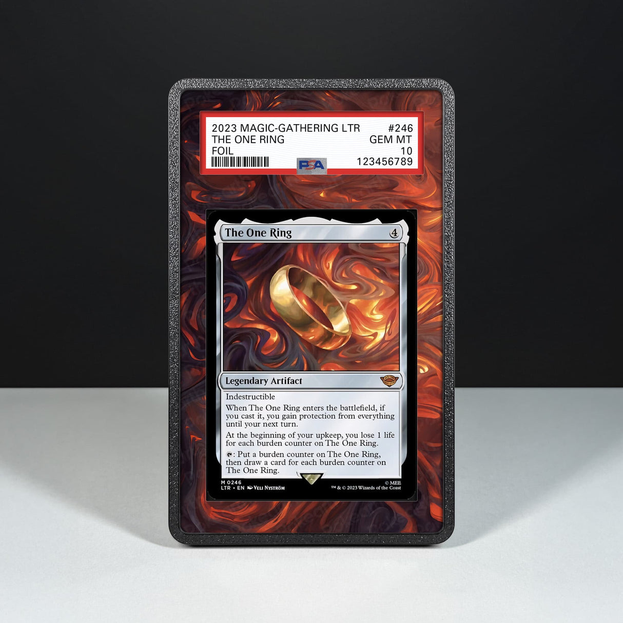 The One Ring 246 - Graded Card Extended Artwork Display Case - Display Case Extended Artwork Pokearth
