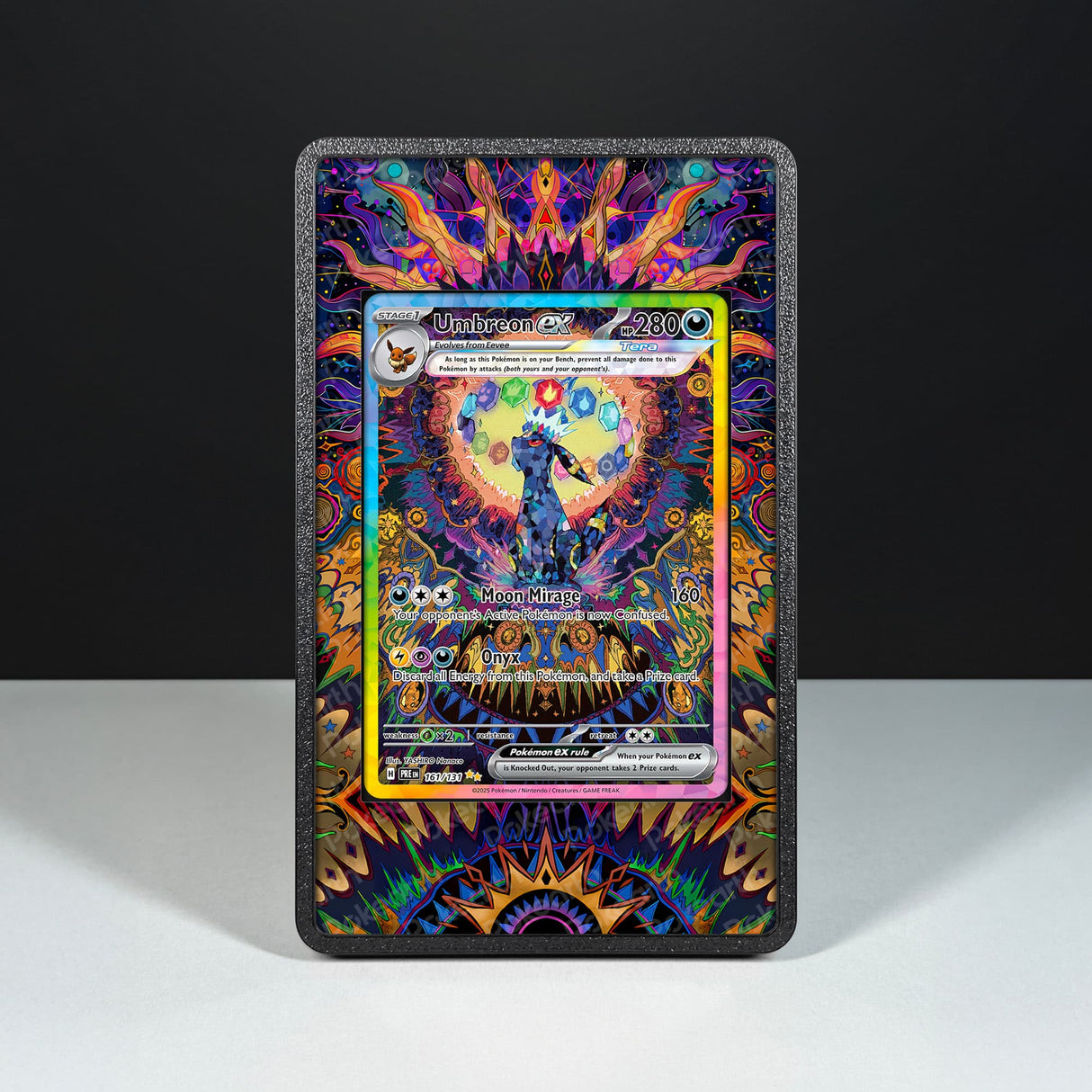 Umbreon ex 161/131 - Custodia con Artwork Esteso per Carte Pokémon - Display Case Extended Artwork Pokearth