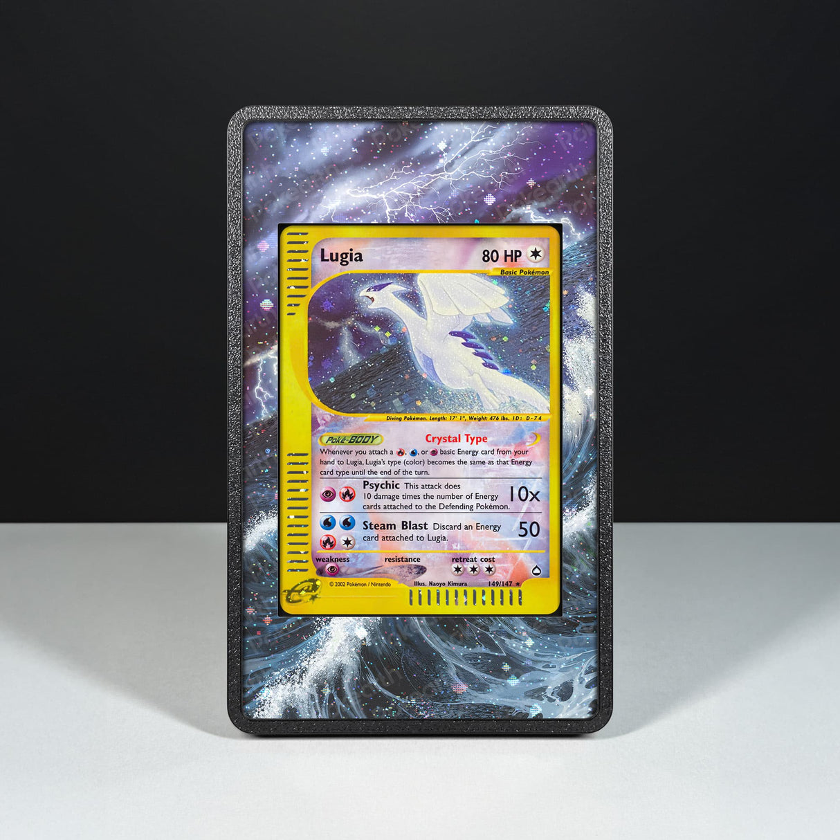 Lugia 149/147 - Custodia con Artwork Esteso per Carte Pokémon - Display Case Extended Artwork Pokearth