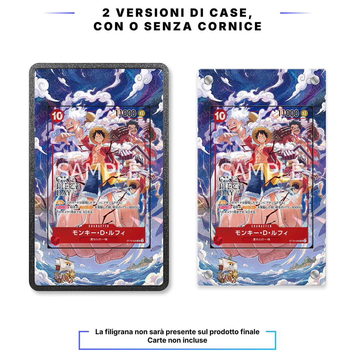 Custodia con Artwork Esteso per Carte One Piece - Display Case Extended Artwork Pokearth