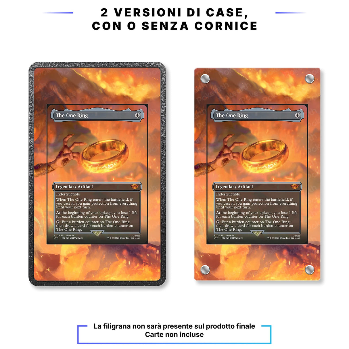 Frodo, Flagello di Sauron 448 - Custodia con Artwork Esteso per Carte Magic - Display Case Extended Artwork Pokearth