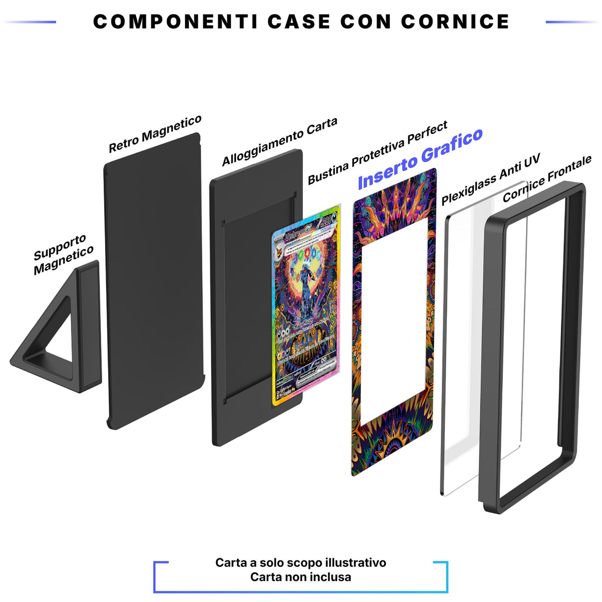 Mega Gengar ex 269/217 - Case con Artwork Esteso per Carte Pokémon