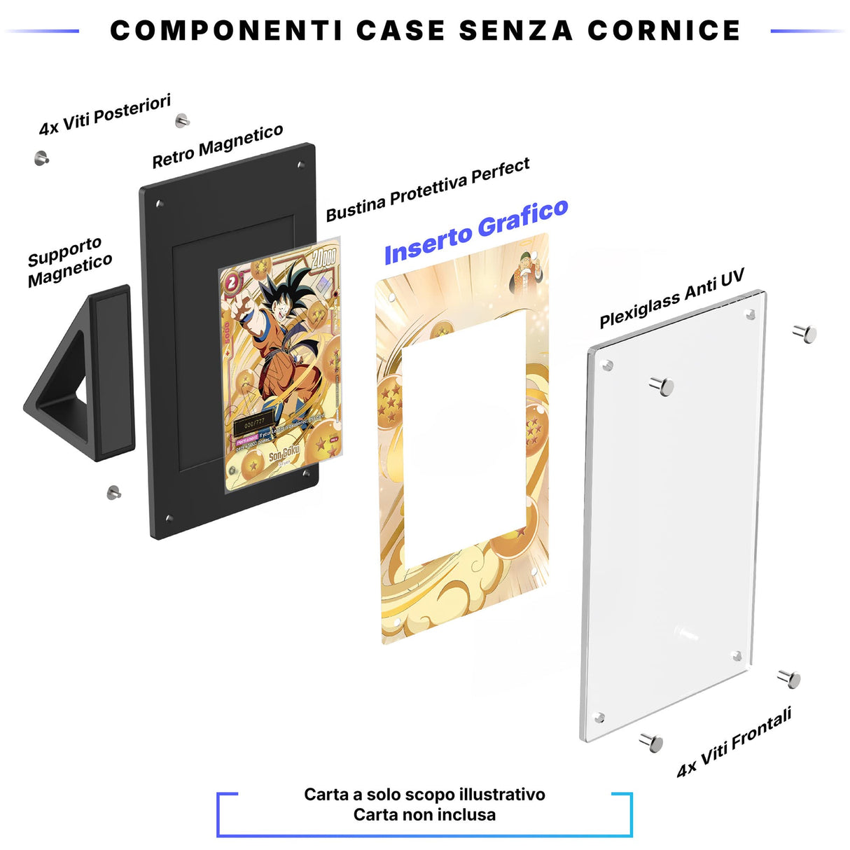 Son Goku : GT FB03-140 - Custodia con Artwork Esteso per Carte Dragon Ball - Display Case Extended Artwork Pokearth
