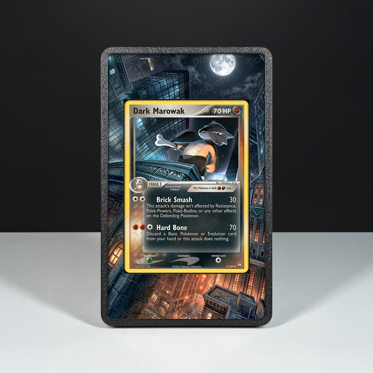Dark Marowak 7/109 - Pokémon Extended Artwork Display Case