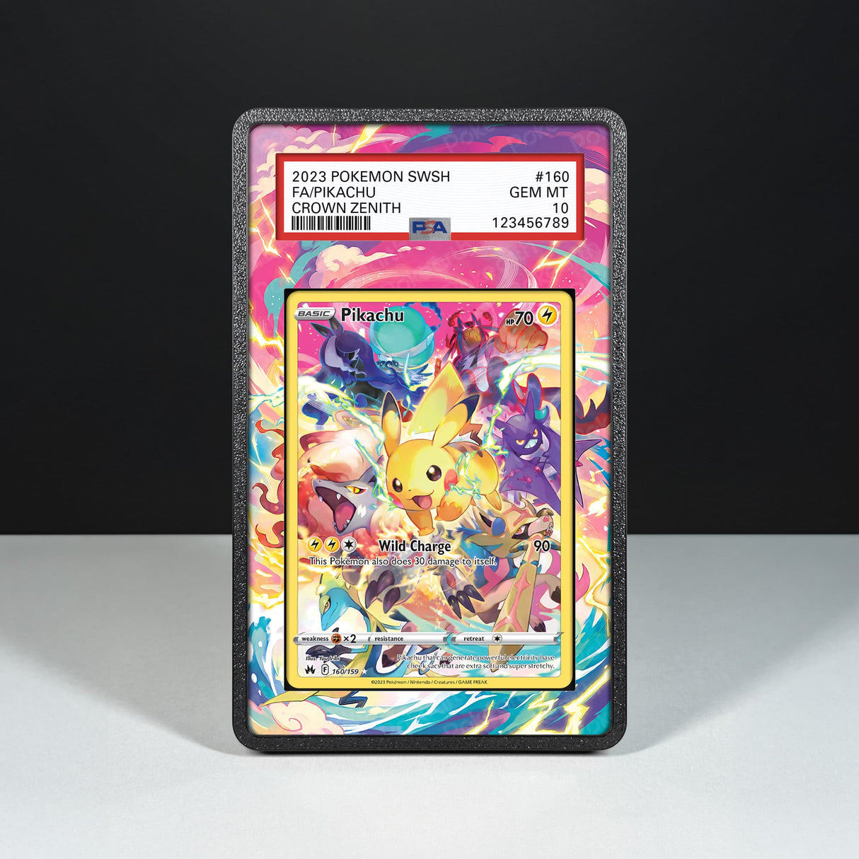Pikachu 160/159 – Extended Artwork PSA Hülle
