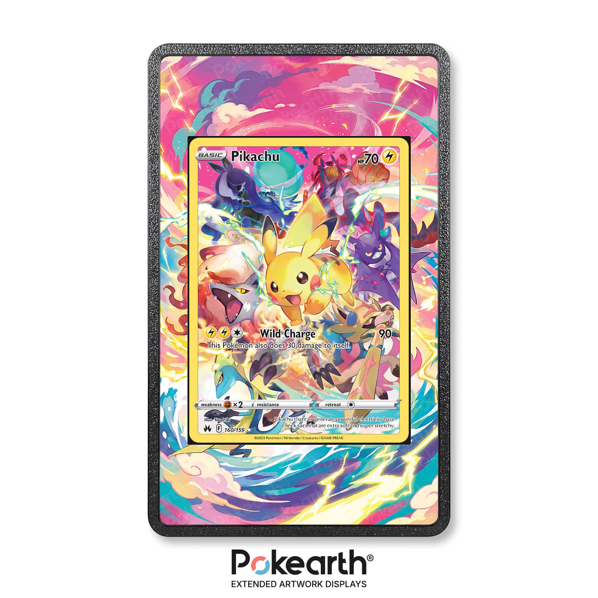 Pikachu 160/159 - Pokémon Extended Artwork Display Case