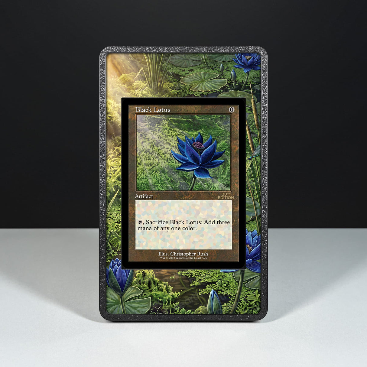 Black Lotus - Custodia con Artwork Esteso per Carte Magic