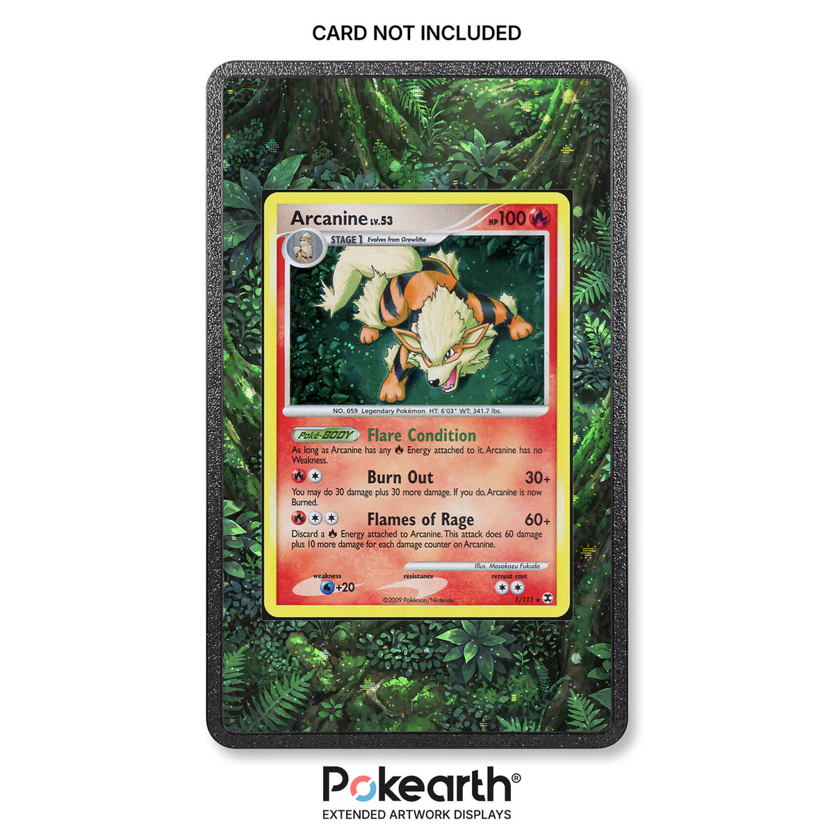 Arkani Lv.53 1/111 – Hülle mit erweitertem Artwork für Pokémon-Karten