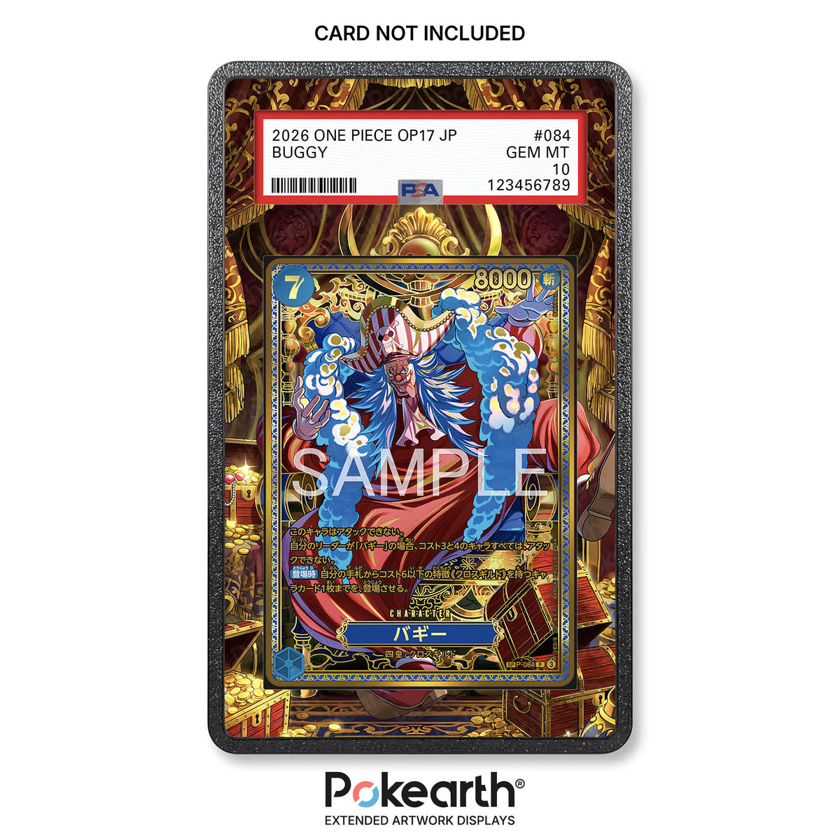 Buggy P-084 - Custodia con Artwork Esteso per Carte Gradate