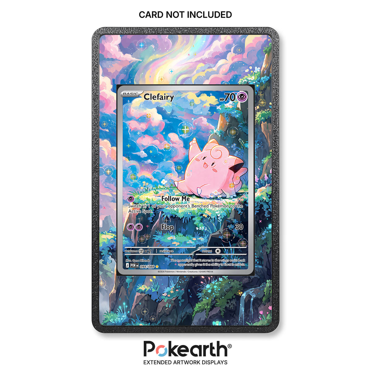 Clefairy 094/088 - Custodia con Artwork Esteso per Carte Pokémon