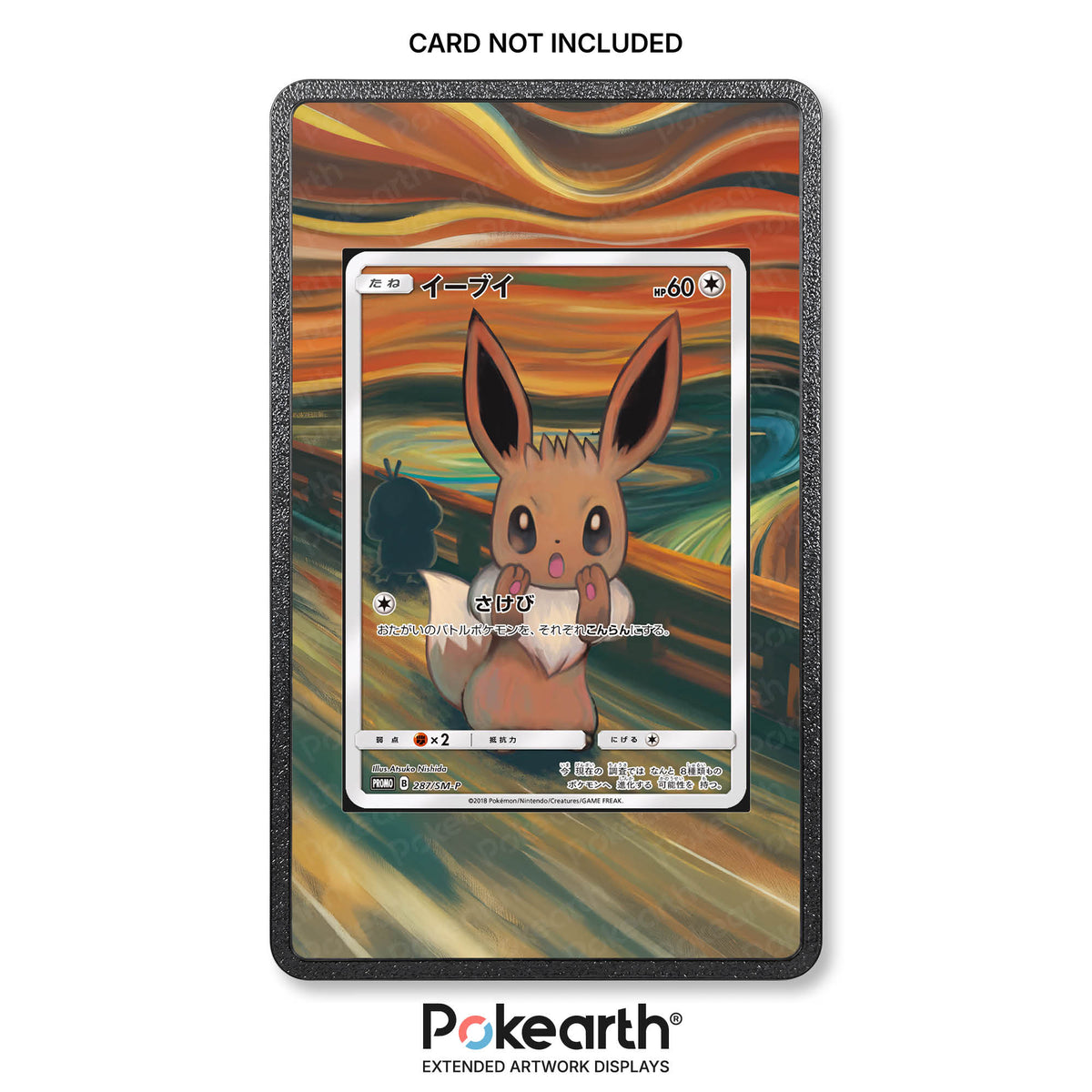 Eevee 287/SM-P - Custodia con Artwork Esteso per Carte Pokémon
