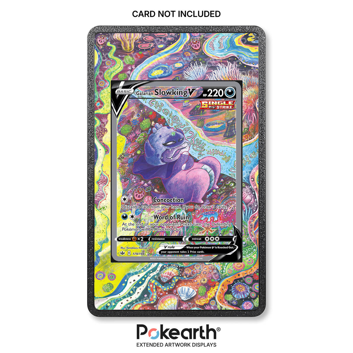 Slowking di Galar V 179/198 - Custodia con Artwork Esteso per Carte Pokémon