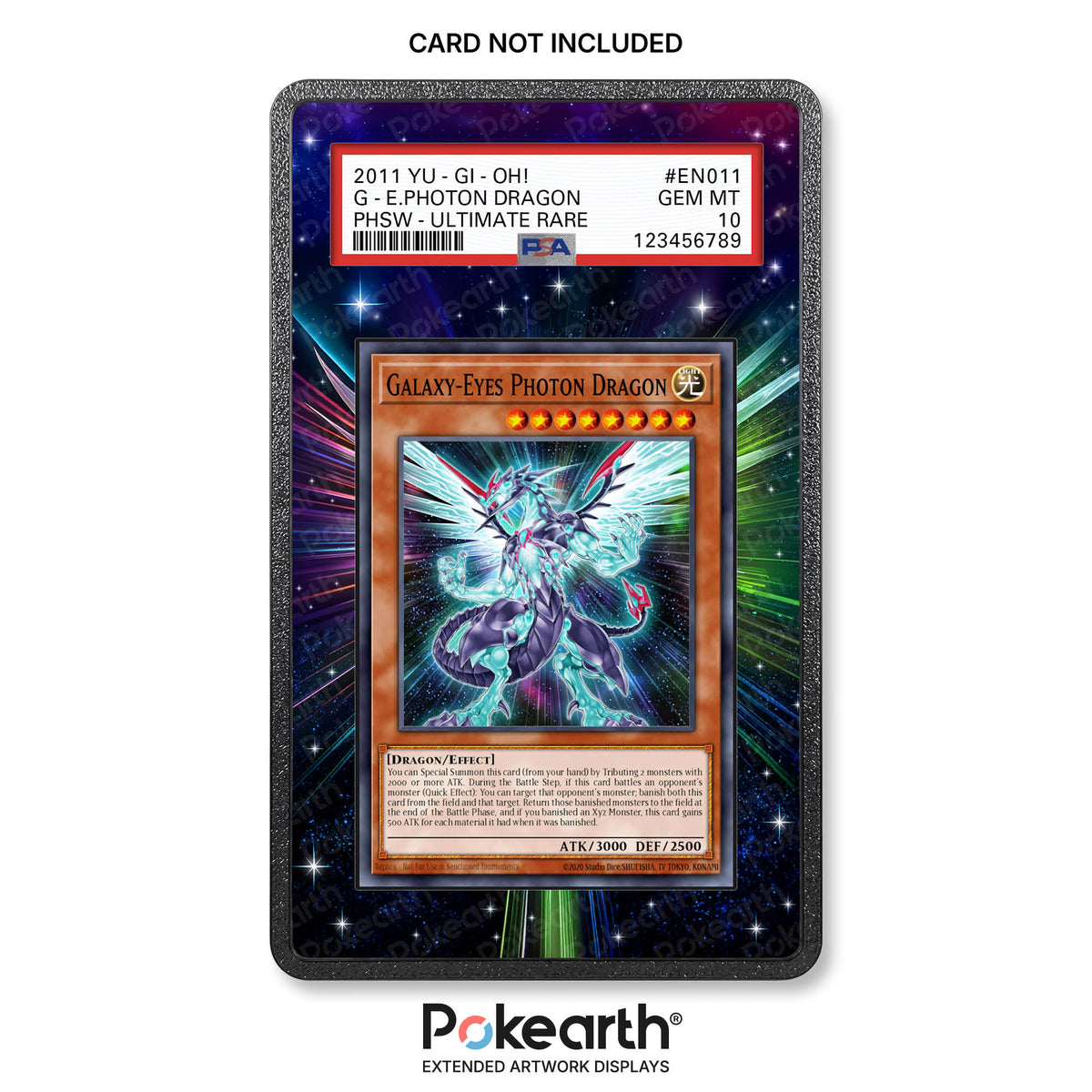 Galaxy-Eyes Photon Dragon 011 - Graded Card Extended Artwork Cases