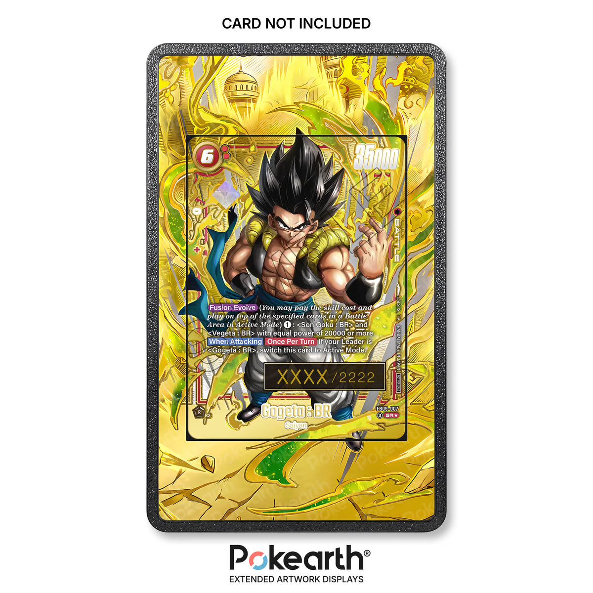 Gogeta : BR FB09-007 - Dragon Ball Extended Artwork Display Case