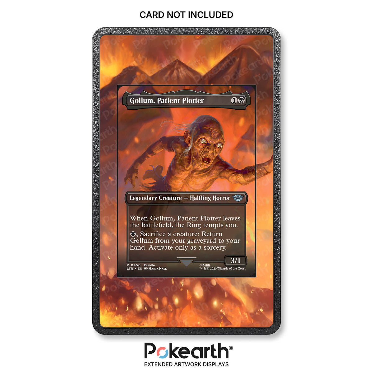 Gollum, Patient Plotter 450 - Magic Extended Artwork Display Case