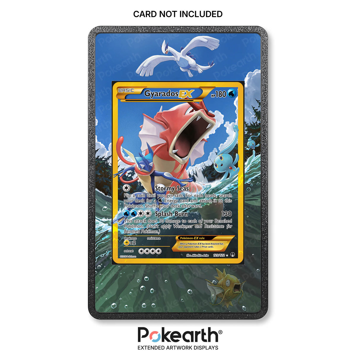 Garados EX 123/122 - Hüllen mit erweitertem Artwork für Pokémon-Karten