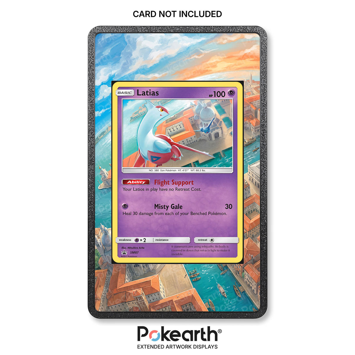 Latias SM 87 - Pokémon Extended Artwork Display Case