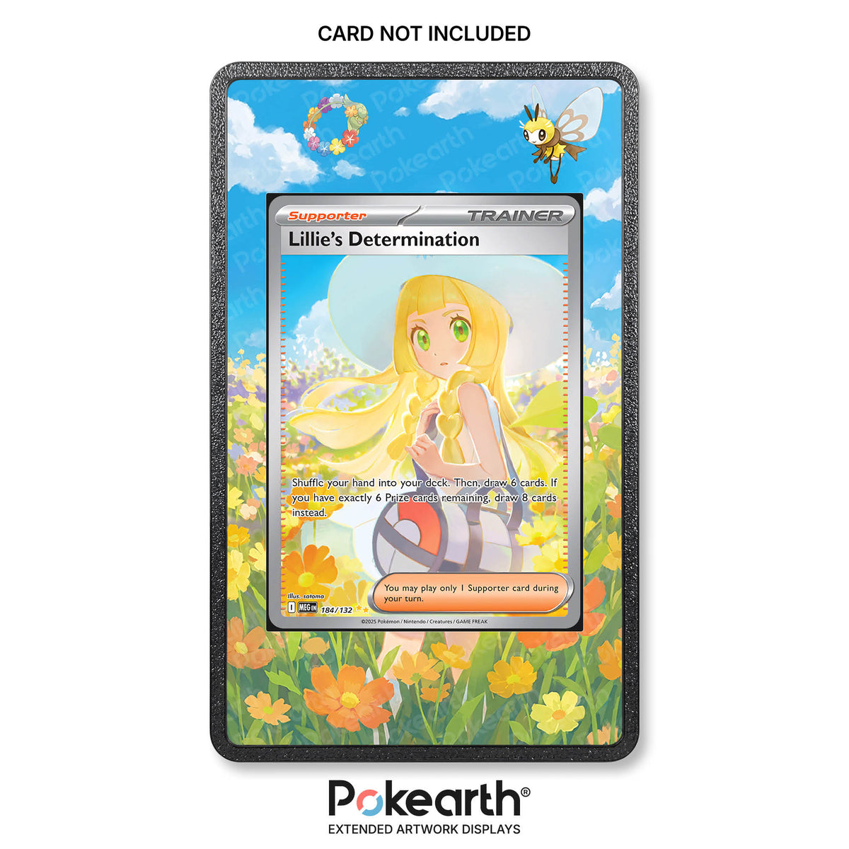 Determinazione di Lylia 184/132 - Custodia con Artwork Esteso per Carte Pokémon