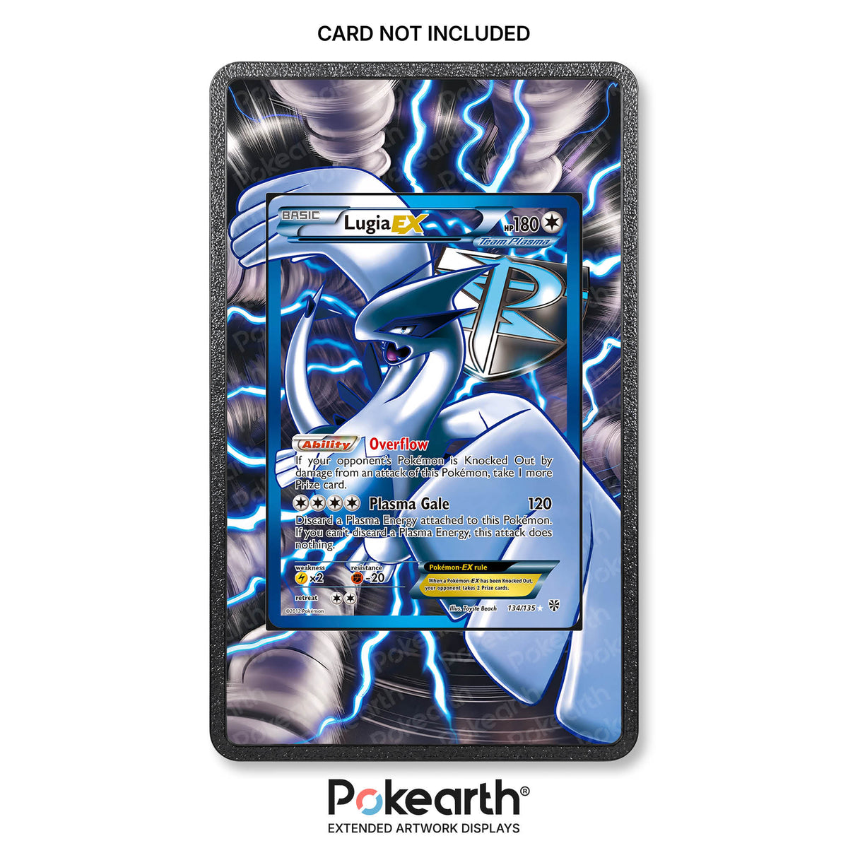 Lugia EX 134/135 - Custodia con Artwork Esteso per Carte Pokémon