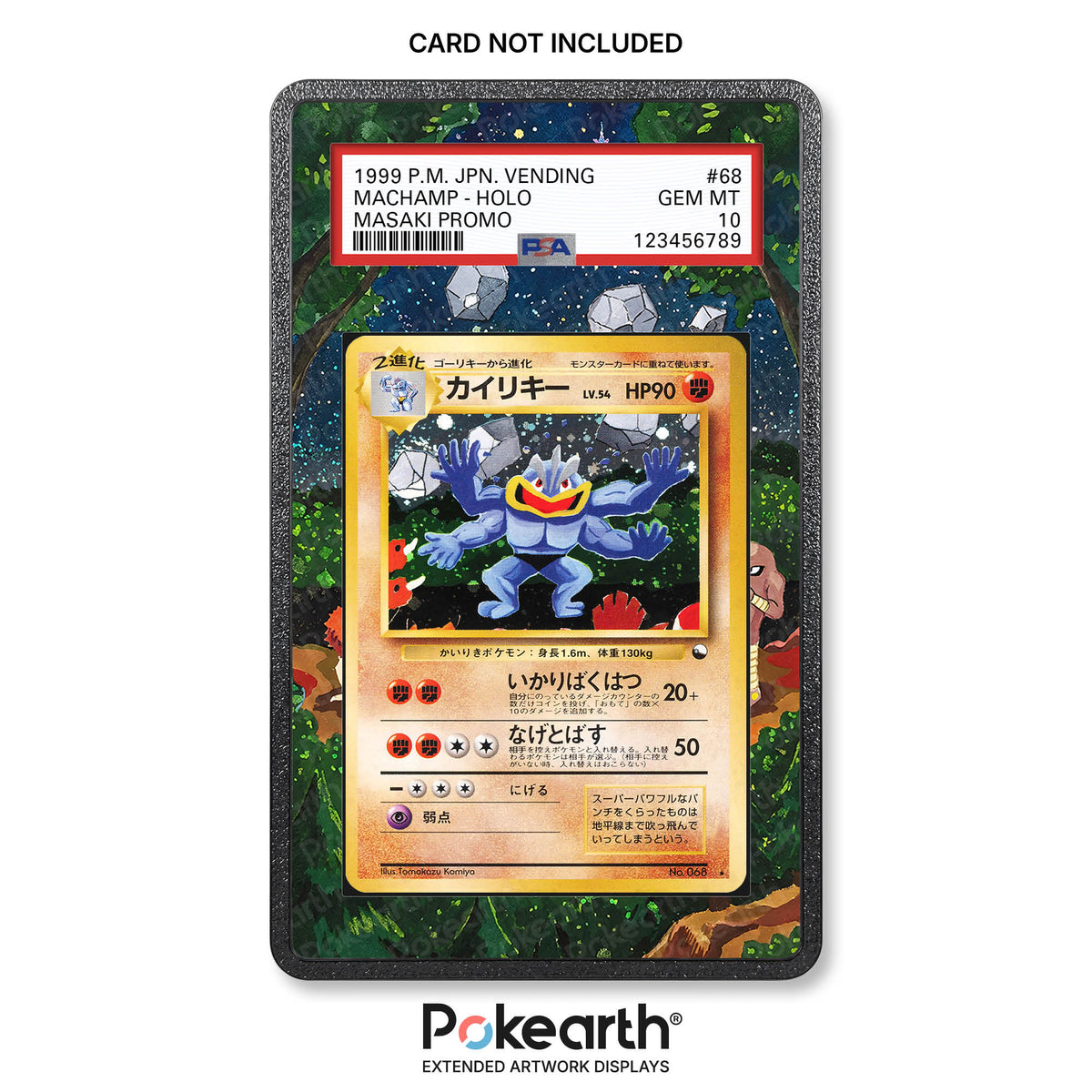 Machamp No. 068 - Custodia con Artwork Esteso per Carte Gradate