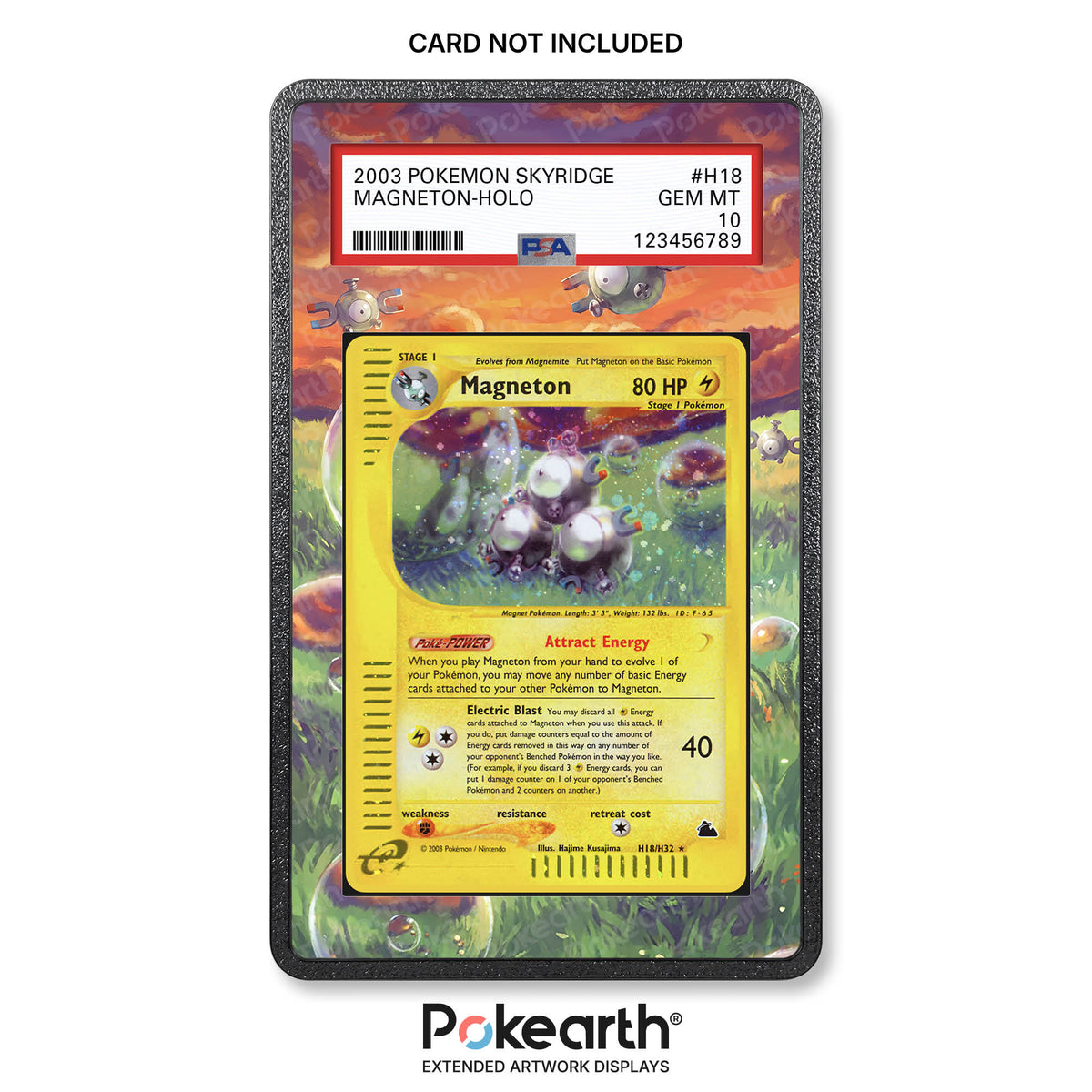Magneton H18/H32 - Custodia con Artwork Esteso per Carte Gradate