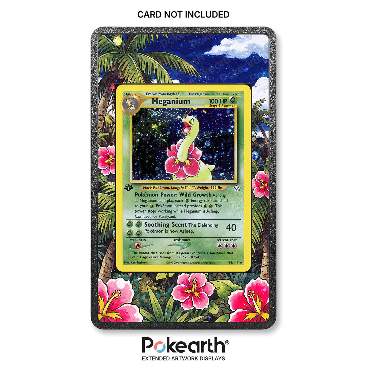Meganium 11/111 - Pokémon Extended Artwork Display Case