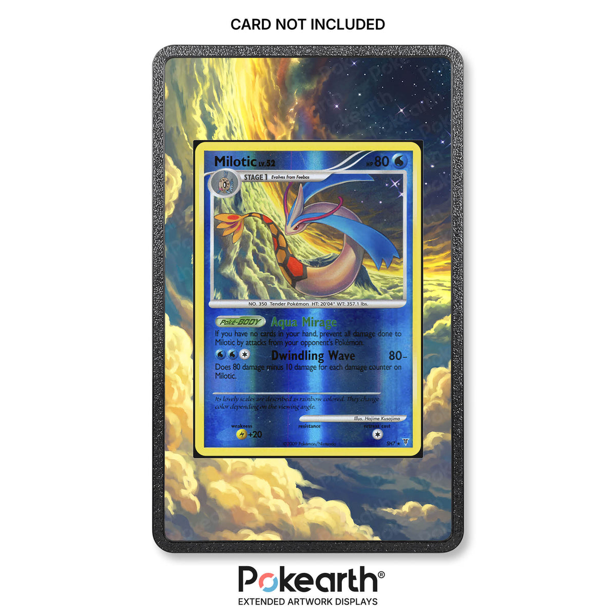 Milotic Lv.52 SH7 - Hülle mit erweitertem Artwork für Pokémon-Karten