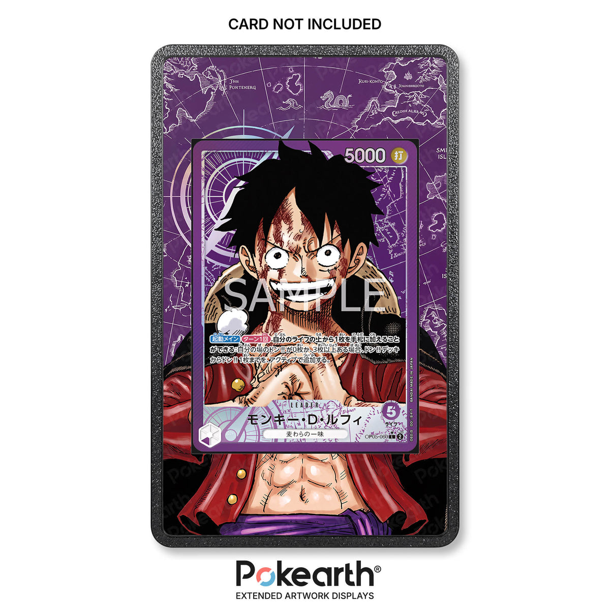 Monkey D. Luffy OP05-060 - Custodia con Artwork Esteso per Carte One Piece