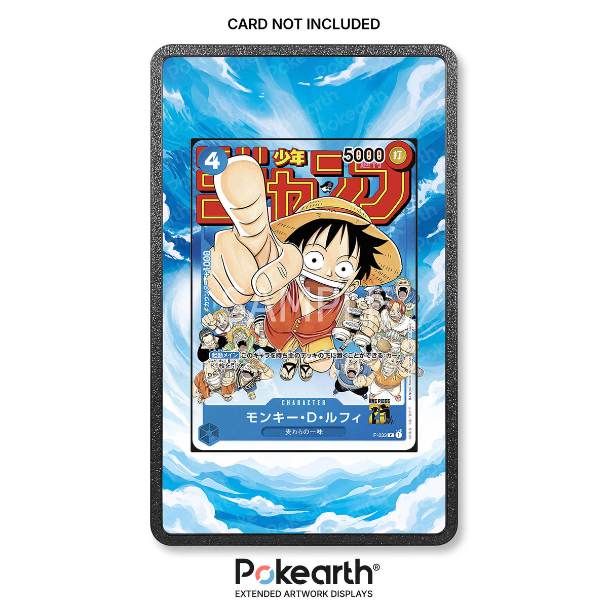 Monkey D. Luffy P-033 - One Piece Kartenetui mit erweitertem Artwork