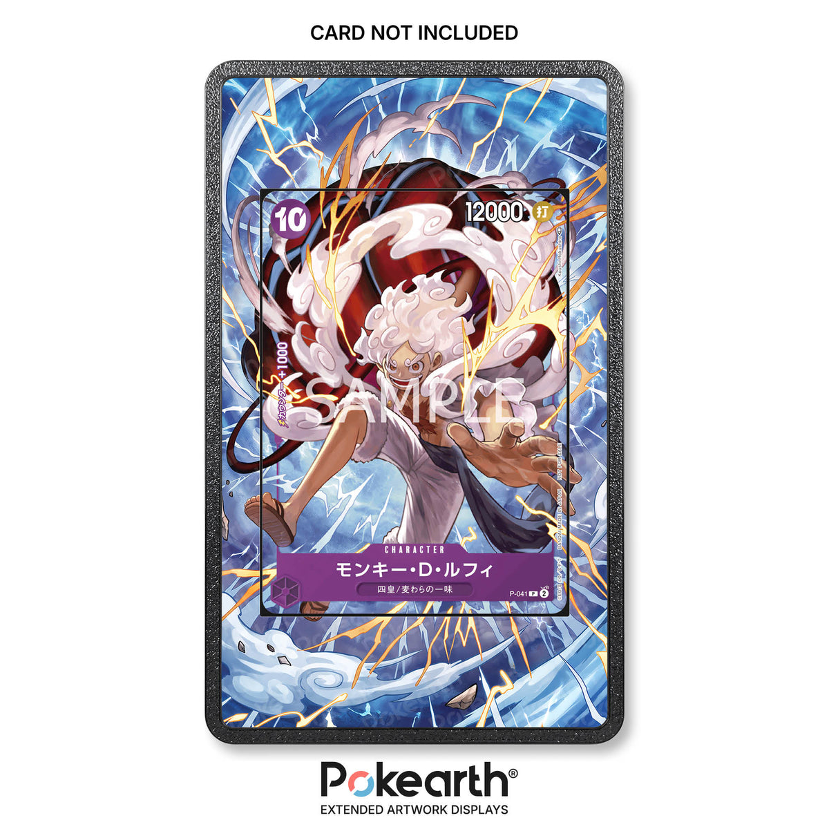 Monkey D. Luffy P-041 - Custodia con Artwork Esteso per Carte One Piece