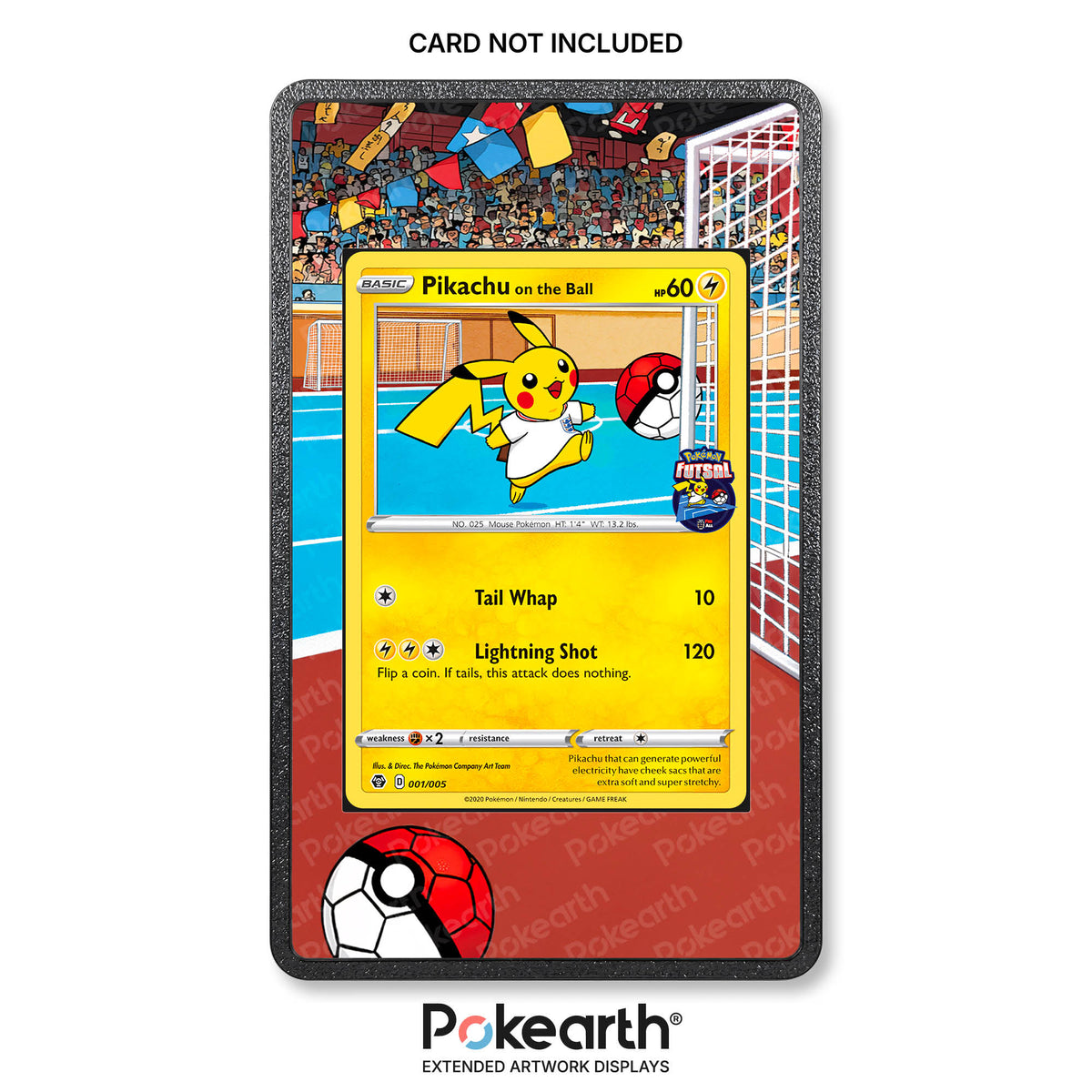 Pikachu 001/005 - Pokémon-Kartenhüllen mit erweitertem Artwork