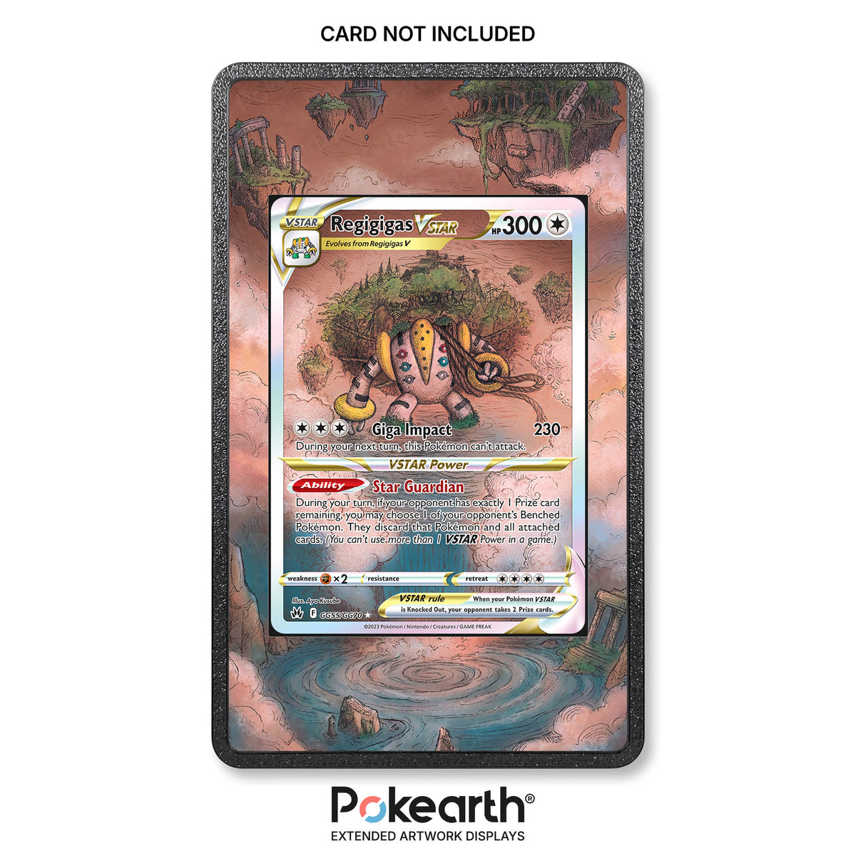 Regigigas GG55/GG70 – Schutzhülle mit erweitertem Artwork für Pokémon-Karten