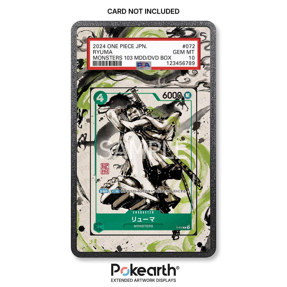 Ryuma P-072 - Custodia con Artwork Esteso per Carte Gradate