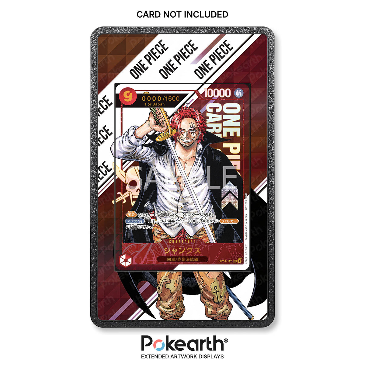 Shanks OP01-120 – Hülle mit erweitertem Artwork für One Piece-Karten