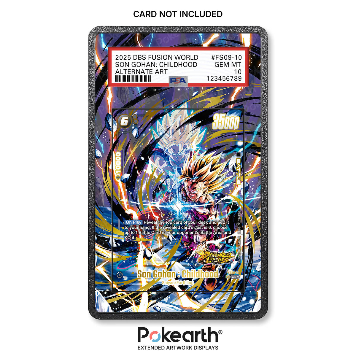 Son Gohan : Childhood FS09-10 - Graded Card Extended Artwork Display Case
