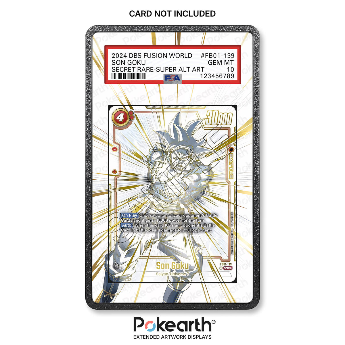 Son Goku FB01-139 - Custodia con Artwork Esteso per Carte Gradate