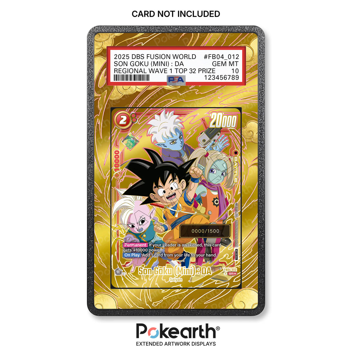 Son Goku (Mini) : DA FB04-012 - Custodia con Artwork Esteso per Carte Gradate