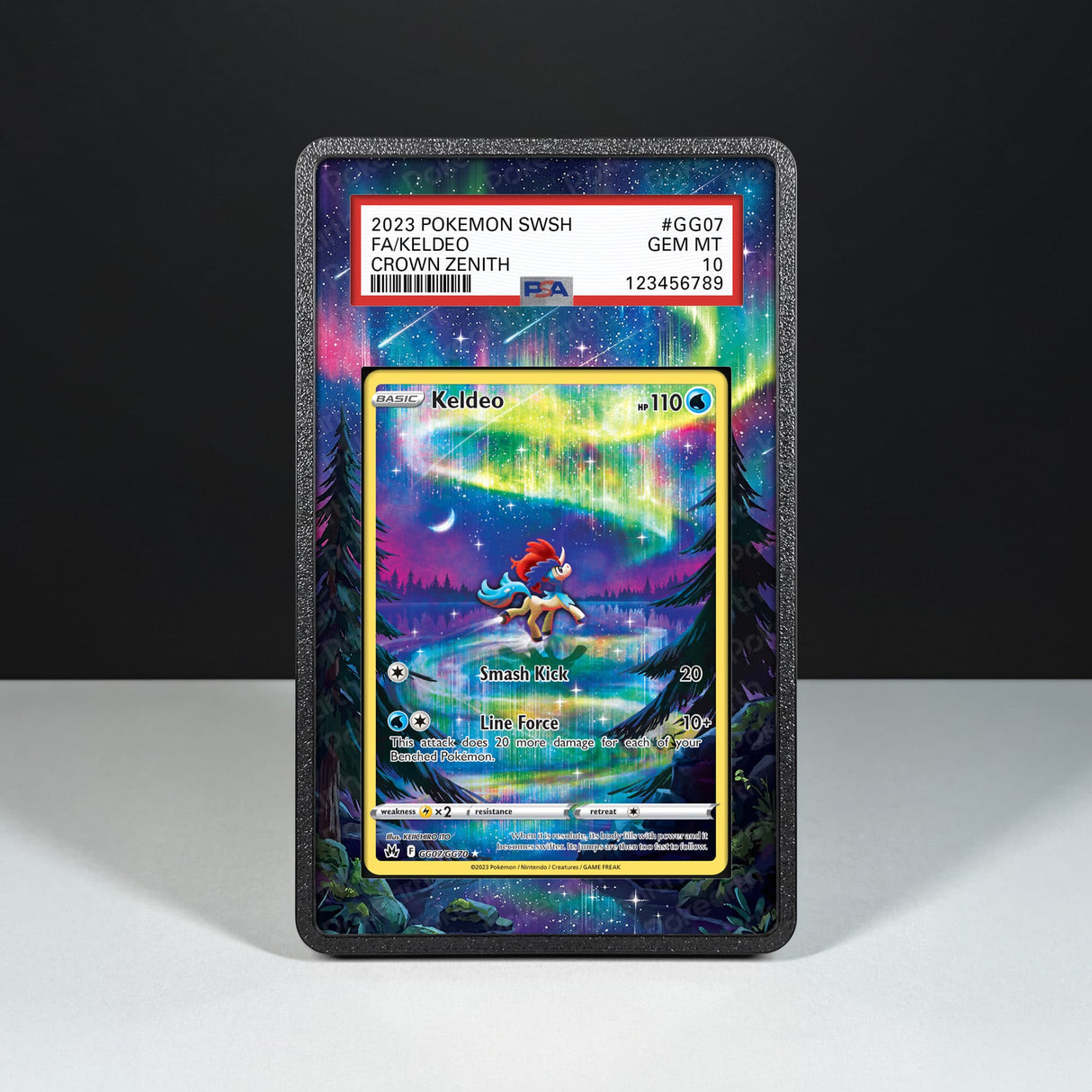 Keldeo GG07/GG70 - Custodia con Artwork Esteso per Carte Gradate