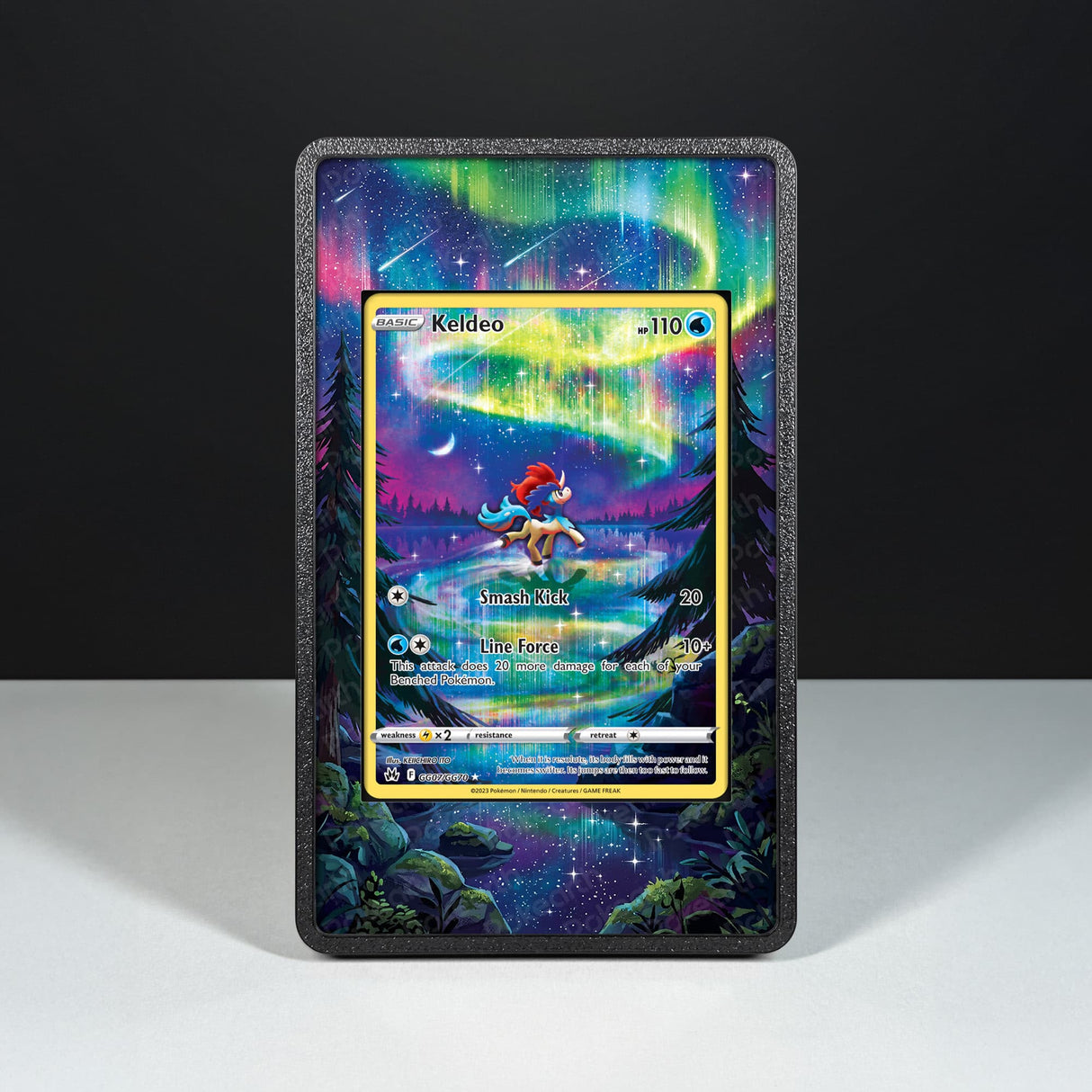 Keldeo GG07/GG70 - Deck Box mit erweitertem Artwork für Pokémon-Karten
