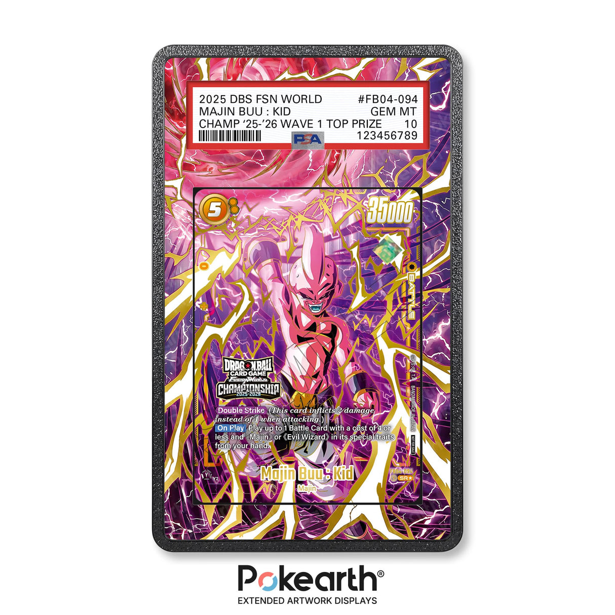 Majin Buu : Kid FB04-094 - Graded Card Extended Artwork Display Case